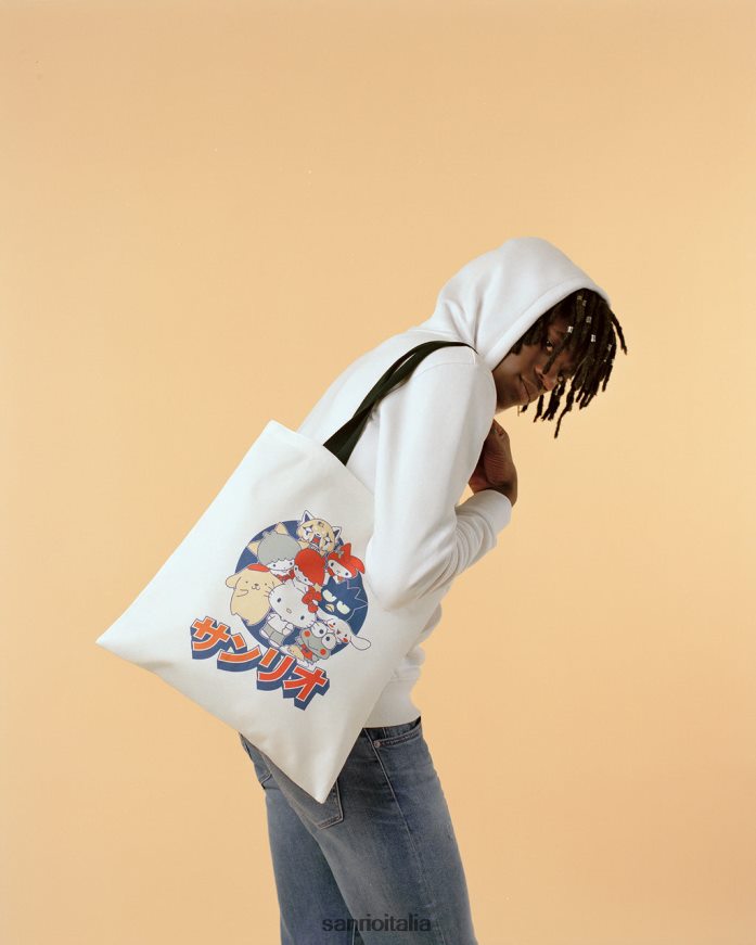 Sanrio accessorio Borsa tote con logo giapponese del gruppo 0HF60J30