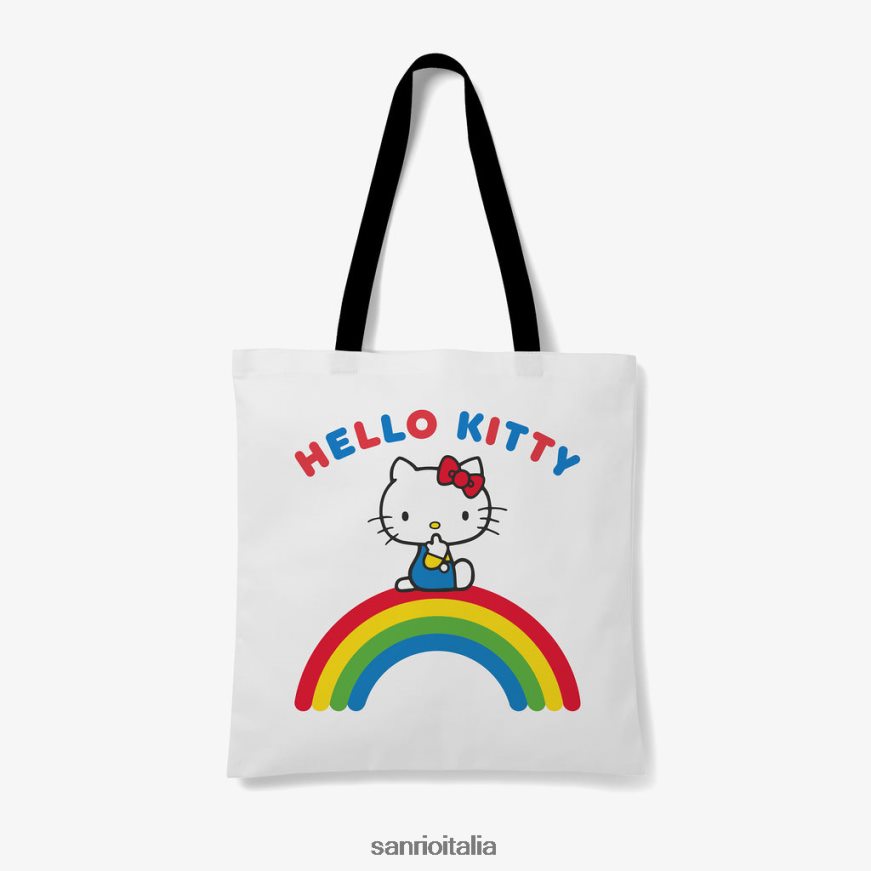 Sanrio accessorio Borsa tote personalizzata Hello Kitty Rainbow 0HF60J74