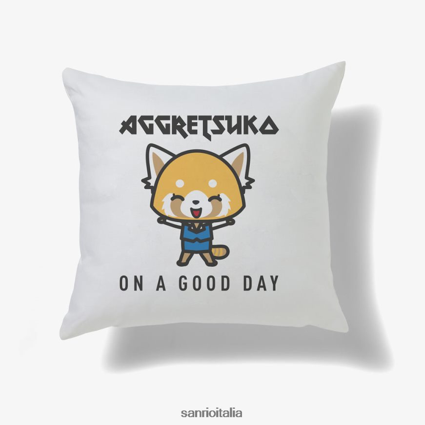 Sanrio accessorio aggretsuko cuscino personalizzato per una buona giornata 0HF60J51