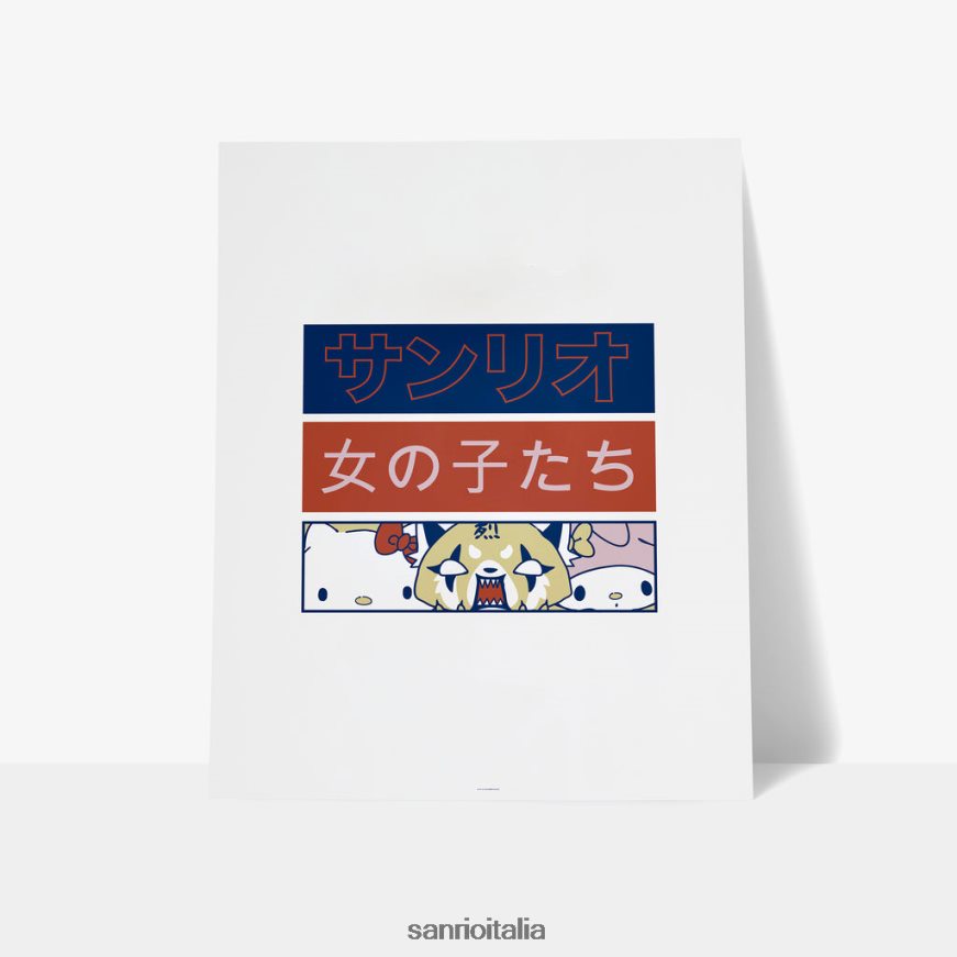 Sanrio accessorio stampa artistica del logo giapponese per ragazze 0HF60J3